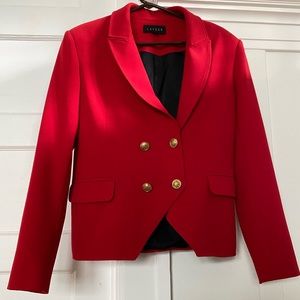 Laveer Kadette blazer in red, size 8